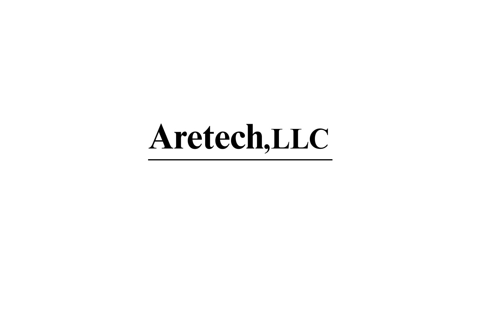 The original Aretech, LLC wordmark