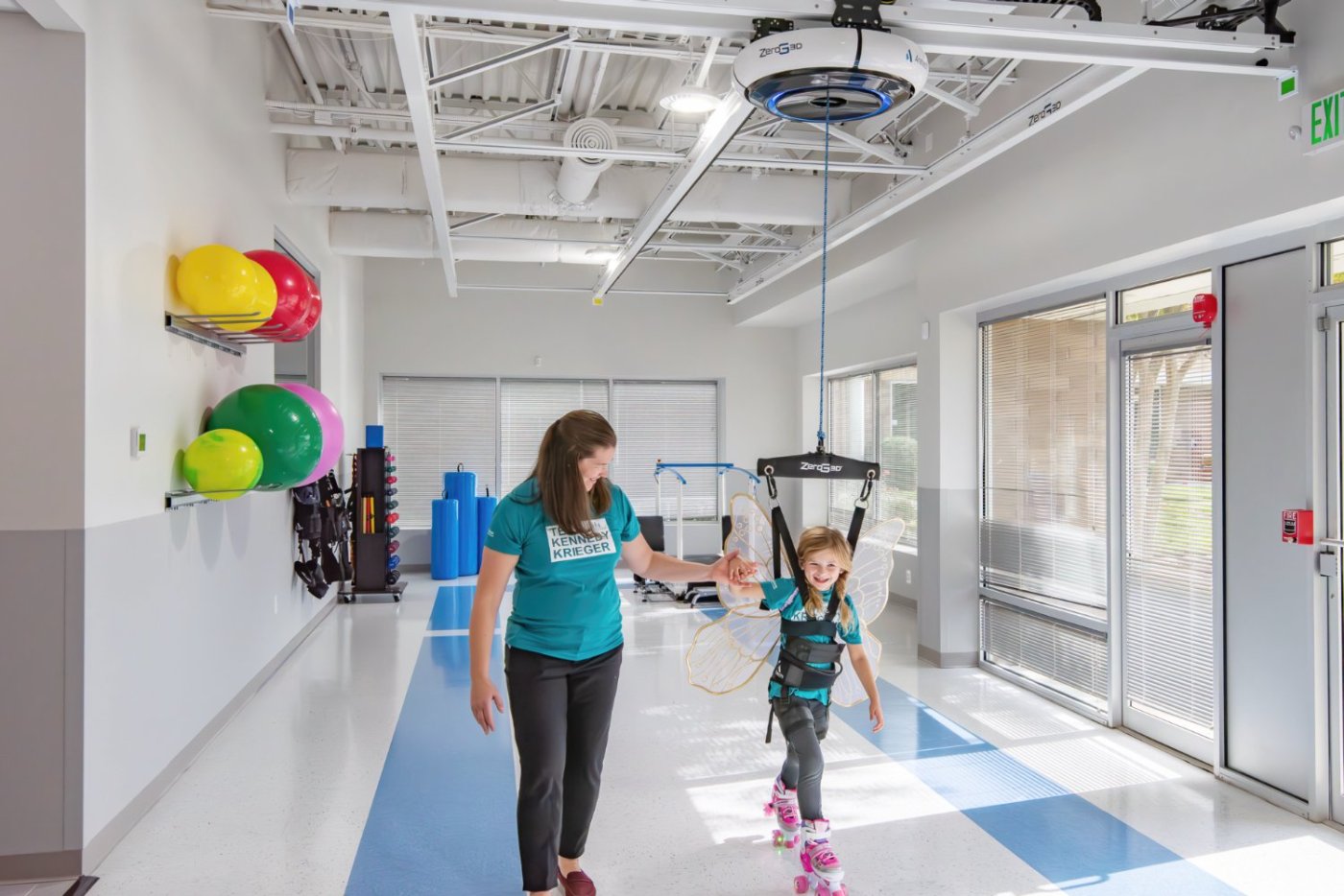 Child walking with ZeroG 3D