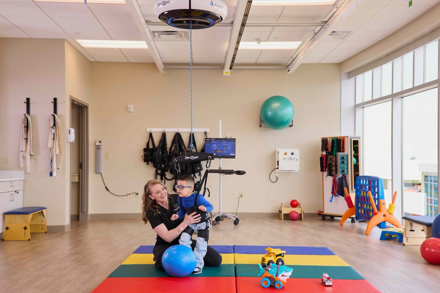 Floor-based pediatric therapy